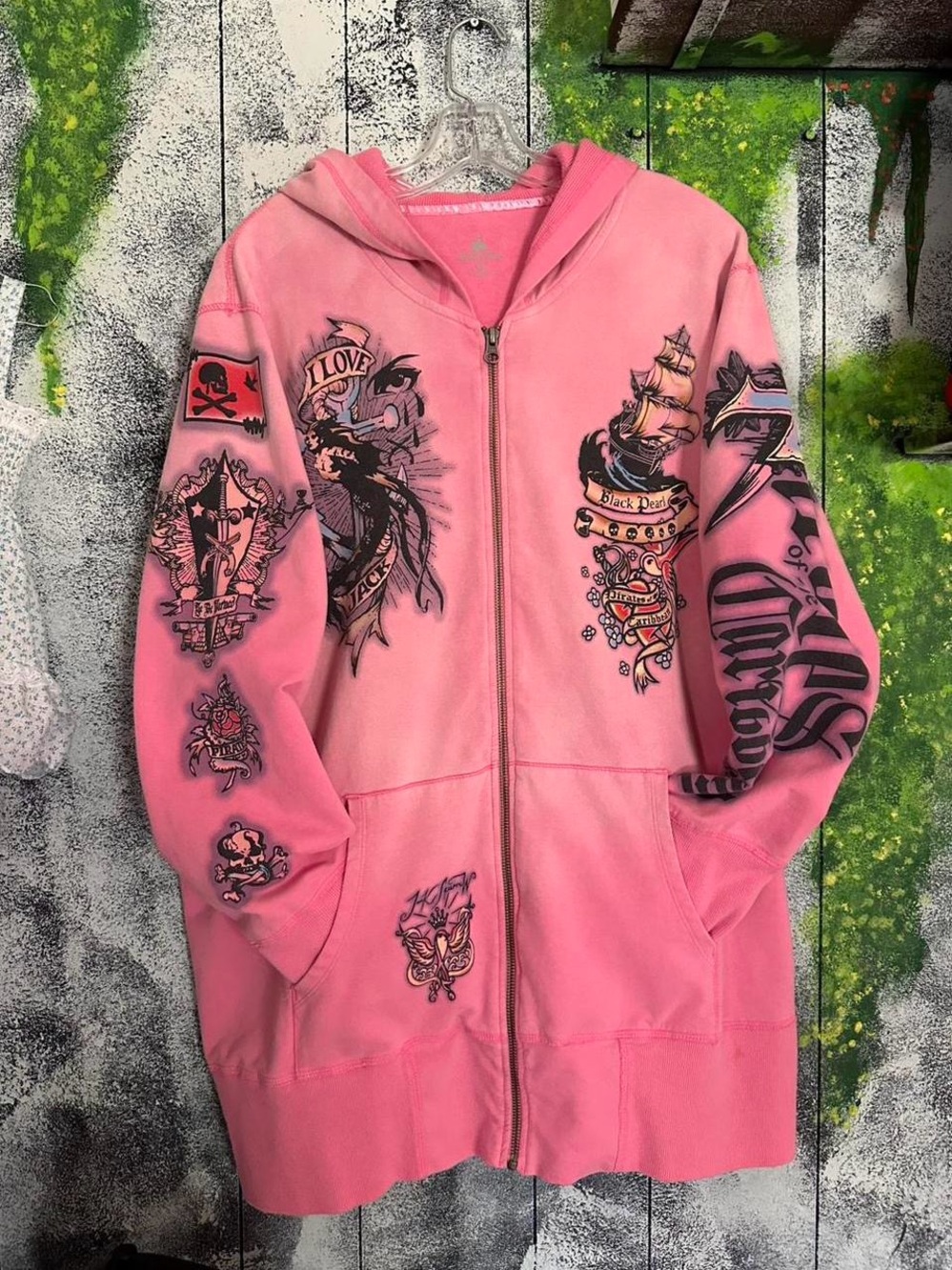 Disney Resort Y2K Pirates of the Caribbean hoodie size 2x